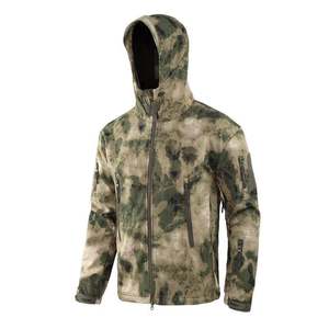 Chaqueta Táctica de Nailon de Alta Calidad para Hombre, al por Mayor, Impermeable, Transpirable, de Secado Rápido, con Forro Polar, Camuflaje - Product Image 5