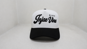 Casquette de baseball personnalisée en gros avec logo, 5 panneaux, profil moyen, visière pré-courbée, structurée avec logo brodé en 3D - Product Image 2