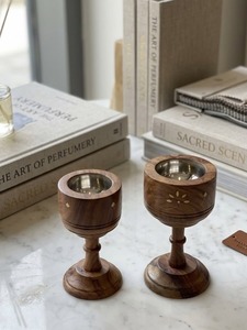 Brûleur d'encens artisanal en bois de santal, religieux, traditionnel, du Moyen-Orient, de haute qualité, pour toutes les saisons - Product Image 6