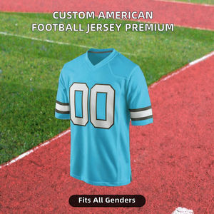 Jersey de Fútbol Americano Personalizado con el Último Diseño, Sin Mangas, Transpirable, de Malla, de Secado Rápido, con Estampado Sublimado, 100% Poliéster, Unisex - Product Image 2