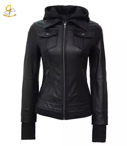 Chaqueta con Capucha Tejida para Mujer, Estilo Urbano Moderno, Impermeable, de Secado Rápido, para Otoño e Invierno, Colección Grace - Product Image 1