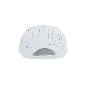 Casquette de golf unisexe à séchage rapide avec logo brodé personnalisé, trous respirants découpés au laser, fermeture réglable et visière incurvée - Product Image 4