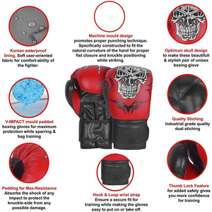 Gants de boxe MMA en cuir blanc et noir, personnalisés sur mesure, pour entraînement de combat, vente en gros - Product Image 5