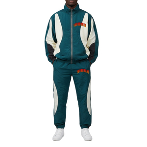 Ensemble survêtement coupe-vent léger personnalisé avec logo – Vente en gros, fabricant OEM, fournisseur de vestes et pantalons, ensemble coupe-vent en vrac - Product Image 1