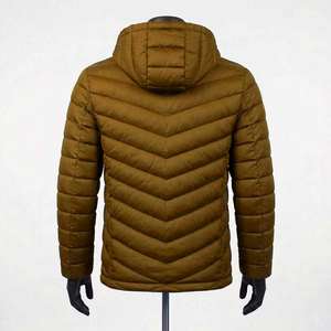 Oversized Plus Size Winter Puff Thick Warm <b>Men's</b> Custom Logo Bubble Clothes <b>Men</b> <b>Lightweight</b> Solid Color Puffer <b>Jackets</b> - Product Image 3