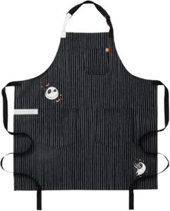 Manufacturer Apron Navy Blue with Chef Rat Pocket Design Adjustable Straps Unisex Adult In-Stock - Product Image 2
