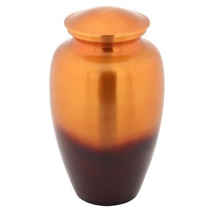 Urnas de cremación para adultos de aluminio clásico de alta calidad con adhesivo, urnas funerarias metálicas con acabado para cenizas humanas - Product Image 2