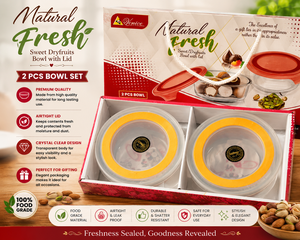 Juego de Regalo de 7 Tazones de Vidrio para Pudín, Textura de Burbujas, Tazones para Servir Postres, Caja de Regalo con Impresión Personalizada - Product Image 5