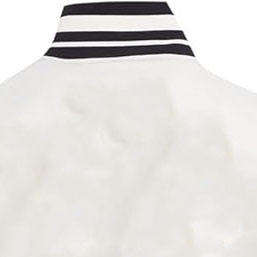 Chaqueta Bomber Deportiva Personalizada de Satén con Logotipo Frontal, Impermeable, para Invierno, para Hombre y Mujer, Estilo Béisbol - Product Image 3