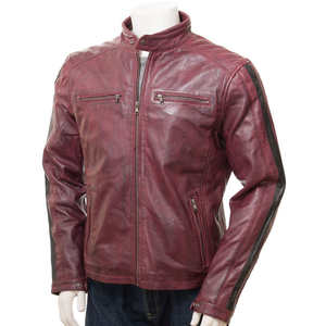 Veste en cuir pour homme de style streetwear personnalisée par le meilleur fabricant, couleur unie, coupe-vent, imperméable, meilleur prix, hiver - Product Image 1