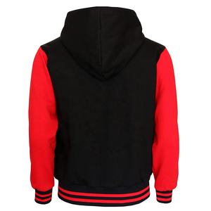 Sweats à capuche personnalisés à la mode devant entièrement zapper up mode perte de coupe poids lourd coupe ajustée bouton personnalisé pull à capuche en tricot - Product Image 6