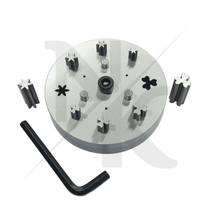 Ensemble de 8 poinçons en forme de fleur à 3 et 6 pétales, taille 9 mm à 15 mm, matrices pour la fabrication de bijoux en acier inoxydable - Product Image 6