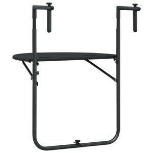 23.6 nero "x 25.2" x 32.9 "tavolo da balcone appeso in plastica Rattan Look 23.6 \" x25.2 \ "x32.9 \" tavolo da balcone - Product Image 4