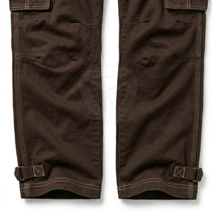 Men Multi Pocket Polyester Canvas Breathable Fleece Lining Cargo Pants OEM Manufacturer Wholesale Supplier Factory Premium - Product Image 5