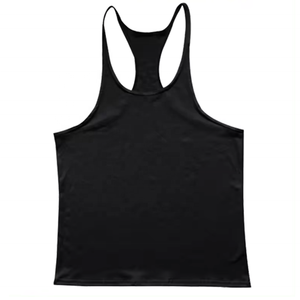 Custom Plus Size Men's Stringer Y Back Gym Tank Tops transpirable de punto Deportes Top de Pakistán - Product Image 6
