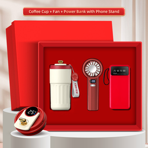 Quạt cầm tay + phích thông minh + ngân hàng điện Đánh bại nhiệt mùa hè mát mẻ hydrat hóa Bộ quà tặng lưu niệm mặt hàng Quà Tặng công ty Bộ quà tặng - Product Image 6