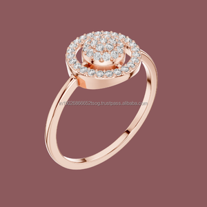 14K Elegant Party Wear <b>Ring</b> in Silver <b>CZ</b> Jewelry - Product Image 1