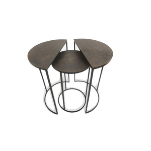 Luxury Metal <b>Nesting</b> <b>Tables</b> With <b>Marble</b> Top Elegant Design Ideal For Living Room And Stylish Home Setup - Product Image 6