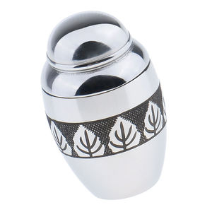 Urne funéraire antique en acier inoxydable pour animaux de compagnie (chiens et chats) – Contenant commémoratif fileté avec motif tête de chat pour petits animaux - Product Image 4