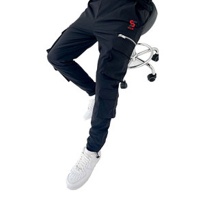 Pantalon cargo et pantalon de style moderne Solid Trader, choix quotidien, avec tissu doux et poches multiples pratiques - Product Image 3