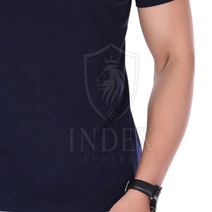 เสื้อยืดผู้ชายสไตล์สตรีทพิมพ์โลโก้ตามสั่งขายส่ง ผ้าแคนวาส 100% คอโอ ทรงปกติ บริการ OEM สีพื้น - Product Image 6