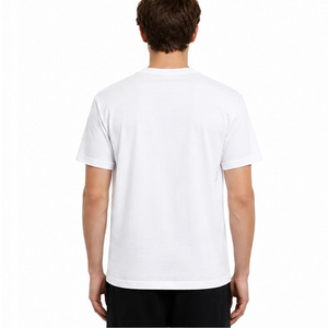 T-shirt en coton pour homme, col rond, tissu doux de qualité supérieure, vêtements personnalisés, fabrication OEM ODM, t-shirt en coton confortable et respirant pour homme - Product Image 2