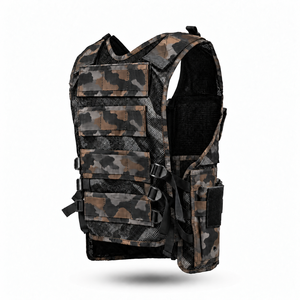 Chaleco Táctico Transpirable y Resistente al Viento, Portaequipos para Deportes al Aire Libre, Chaleco Táctico de Nailon con Correa de Hombro de Camuflaje - Product Image 1