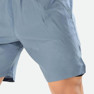 Shorts de compression pour homme, couleur unie, avec bande latérale, séchage rapide, taille élastique, shorts de sport décontractés - Product Image 5