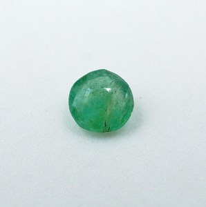 Piedra Preciosa de Ópalo Zambiano de 0.10ct, Ópalo Verde Facetado Redondo (3.5X2MM), Colgante de Compromiso Vintage con Forma de Corazón Chapado en Plata - Product Image 4