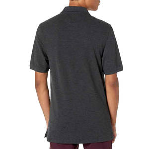 Wholesale High Quality <b>Button</b> Closure Breathable Casual Polo <b>Shirts</b> with Custom Logo Front <b>Half</b> Sleeve for Men - Product Image 3