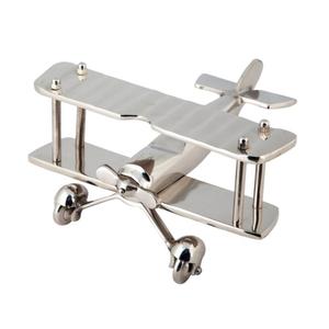 Modelo de Avión Biplano con Diseños Personalizables, Hecho a Mano, Ecológico, Decorativo para Mesa, en Oferta - Product Image 1
