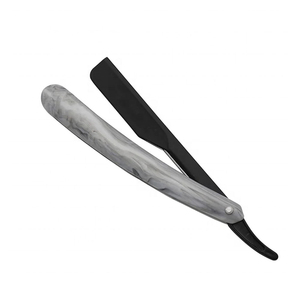 Rasoirs de barbier de luxe, très demandés, à lame unique en acier inoxydable, outil de rasage classique pour barbier, pliable avec impression - Product Image 4