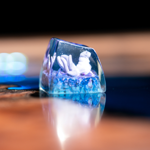 Teclas Artesanales Bosque Místico, Teclas Artesanales Personalizadas, Teclas Anime Lindas, Teclas Verdes, Juego de Teclas, Teclas de Madera - Product Image 2