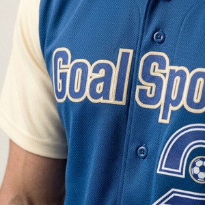 Camiseta de Béisbol de Manga Larga con Bordado 3D, Uniforme de Equipo Personalizado al por Mayor, Poliéster Transpirable - Product Image 3