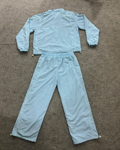 Conjunto Deportivo de Pantalón con Cordón y Chaqueta con Cremallera, 100% Nailon, Impermeable, Ropa Deportiva Urbana, Cortavientos, para Hombre - Product Image 3