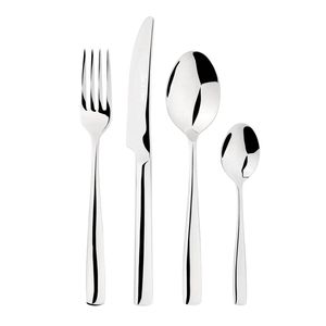 Compact Travel Friendly Metal Cutlery Set Reusable Flatware Ideal For Office <b>Lunch</b> School Meals And Outdoor Dining Activities - Product Image 1