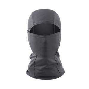 Masque facial unisexe Balaclava 54-56CM, couvre-tête chaud en polyester noir et gris pour adulte, couverture intégrale pour l'extérieur - Product Image 4