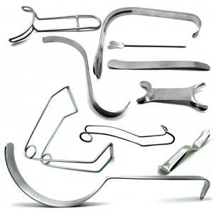 Lot de 10 rétracteurs dentaires vétérinaires manuels en acier inoxydable, instruments chirurgicaux pour chirurgie buccale, certifiés CE, Pentax par SurgiRight - Product Image 1