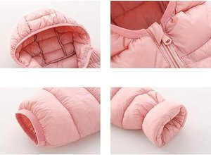เสื้อแจ็คเก็ตพัฟเฟอร์มีฮู้ดสีเขียวมะกอกสำหรับผู้ชาย ปิดด้วยกระดุม กันลม เสื้อโค้ทลำลองสำหรับฤดูหนาว ทรงปกติ ผ้าโพลีเอสเตอร์ - Product Image 6