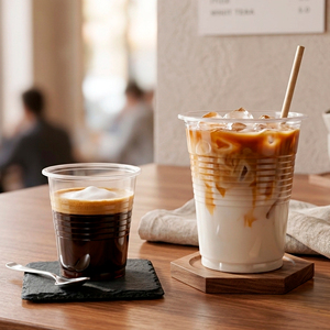 Gobelets en plastique transparents jetables QUANG QUAN en PP à paroi simple de 95 mm, 12/16/24 oz, pour café chaud/froid et thé au lait - Product Image 6