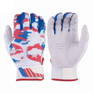Guantes de Bateo de Cuero Blanco Unisex para Adultos, Acolchados, con Cierre de Velcro, Diseño Personalizado para Entrenamiento (Mano Izquierda) - Product Image 4
