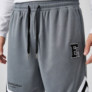 Shorts décontractés d'été pour hommes 100% coton, taille mi-haute, fermeture à cordon, séchage rapide, respirant, conception de logo personnalisé, vente en gros OEM - Product Image 6