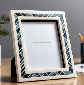 Marco de Fotos Moderno de Lujo Hecho a Mano con Incrustaciones de Hueso para el Hogar y la Oficina - Product Image 2