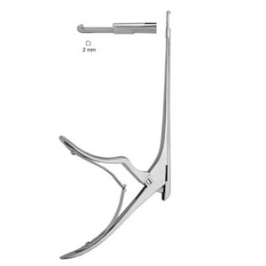 Poinçon osseux Antrum de haute qualité, poinçon dermique à coupe ascendante 90°, 85 mm (7,34 po) de longueur, largeur 4 mm, non stérile, réutilisable, rongeurs osseux - Product Image 4