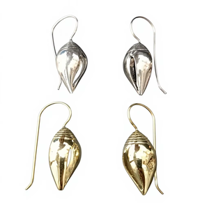 Wholesale Minimalist Bohemian Style Alloy <b>Silver</b> <b>Huggie</b> <b>Earrings</b> Lightweight Daily Wear Indian Manufacturer Factory Price - Product Image 1