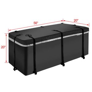 60 "X 21" attacco con attacco di traino Cargo cesto impermeabile 13 piedi cubi borsa da carico 500 libbre che trasporta capacità di peso attacco braccio pieghevole - Product Image 6