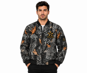 Custom Sublimation Bomber Real Tree <b>Camouflages</b> <b>Jacket</b> for Men Women OEM Wholesale Polyester Varsity <b>Jacket</b> - Product Image 1