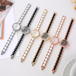 Nouvelle montre-bracelet à quartz de luxe pour femme, zircon, bijoux tendance pour femme d'affaires, utilisation quotidienne - Product Image 6