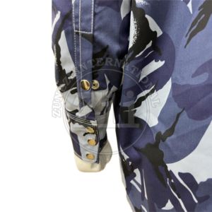 Camisa de Trabajo Unisex Azul Marino Camuflaje 2026, Corte Regular, Antiestática, para Fábrica/Taller, Protección Contra Incendios, con Respirador, para Soldadura - Product Image 5