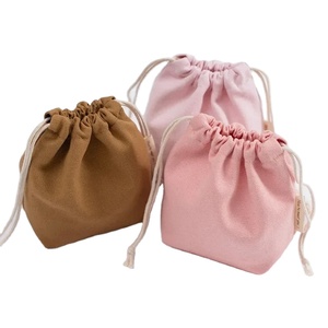 Sac à cordon en toile de coton personnalisé pour bijoux en chocolat cosmétiques sacs à main emballage de vêtements personnalisable vente en gros - Product Image 1